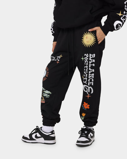 Loiter Peace Walker Trackpants Black