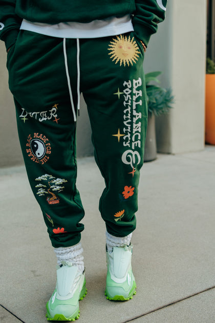 Loiter Peace Walker Trackpants Green