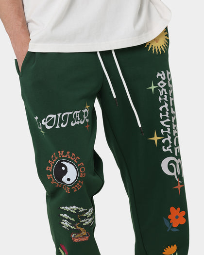 Loiter Peace Walker Trackpants Green