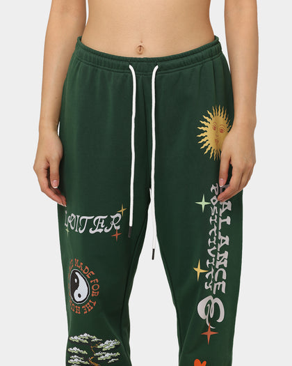 Loiter Peace Walker Trackpants Green
