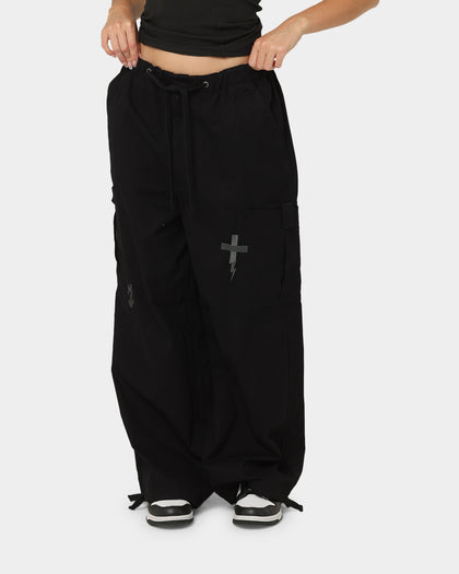 Loiter X The Anti Order Parachute Pants Black
