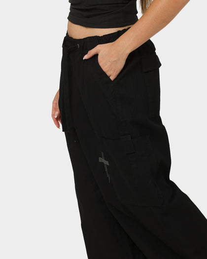Loiter X The Anti Order Parachute Pants Black