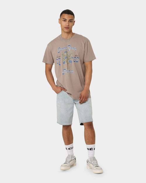 Carre Relache Denim Shorts Light Blue