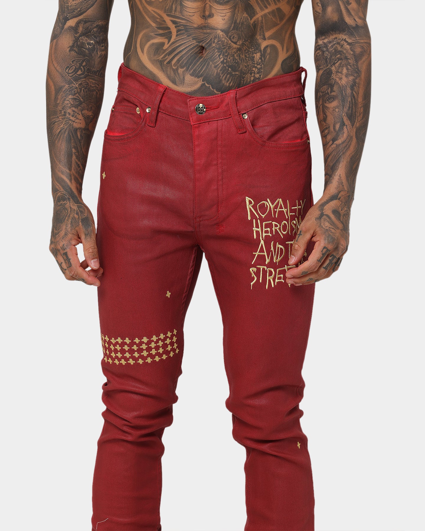 パンツ NICK NAME Ksubi 23 Chitch Red Denim Pants Red | Culture Kings US