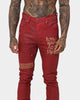 Ksubi 23 Chitch Red Denim Pants Red