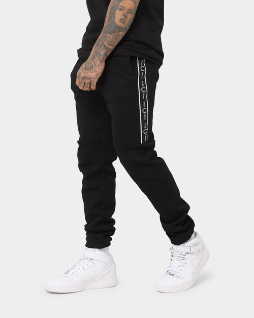Fred Perry Taped Panel Sweat Pants Black