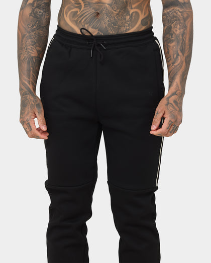 Fred Perry Taped Panel Sweat Pants Black