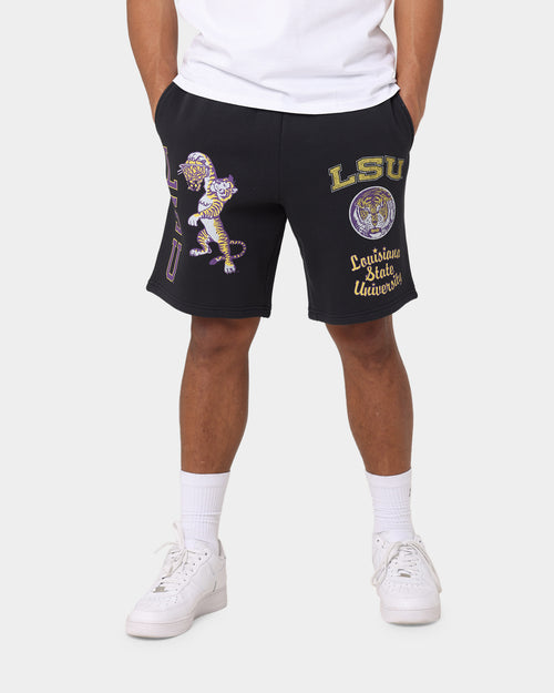 Mitchell & Ness Louisiana State University Tigers Vault Shorts Faded Black