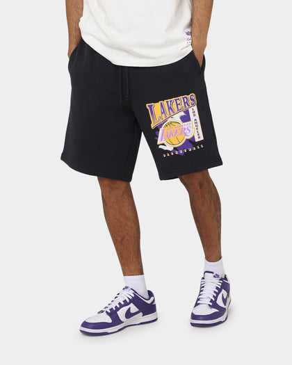 Mitchell & Ness Los Angeles Lakers How Many Shorts Faded Black