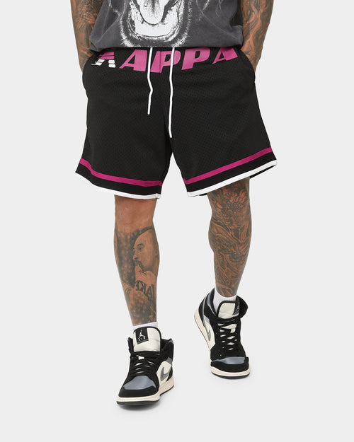 Kappa Authentic Hubert Shorts Black Onyx/Bright Pink