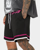 Kappa Authentic Hubert Shorts Black Onyx/Bright Pink