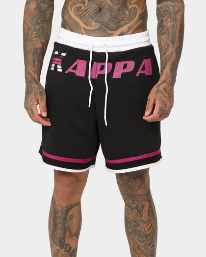 Kappa Authentic Hubert Shorts Black Onyx/Bright Pink