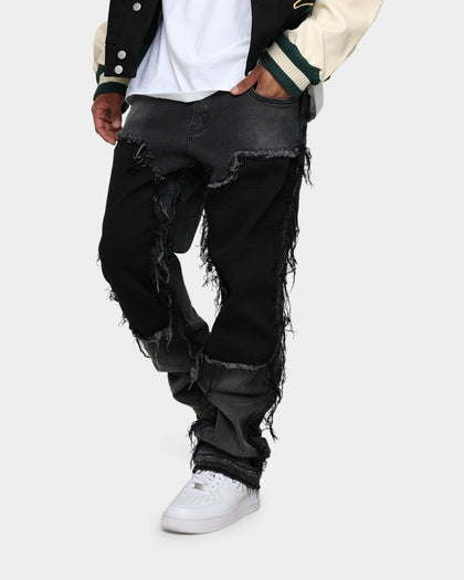 Lifted Anchors "Contemporary" Carpenter Denim Pants Black