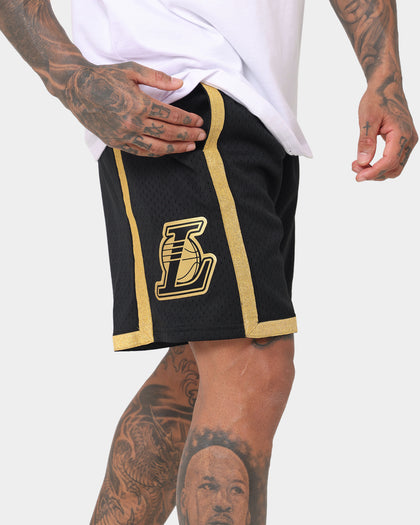 Mitchell & Ness Los Angeles Lakers 'Black Gold' Swing Shorts Black/Gold