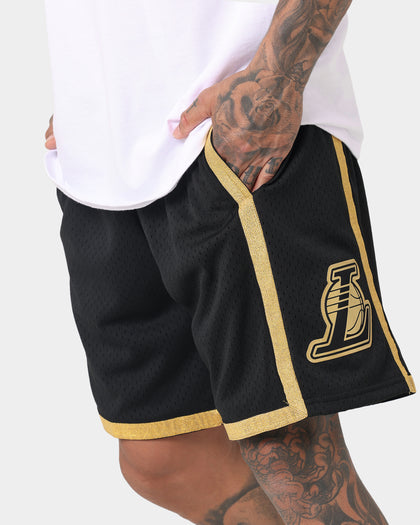 Mitchell & Ness Los Angeles Lakers 'Black Gold' Swing Shorts Black/Gold