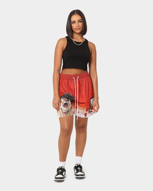 Goat Crew X Baki Hanma Baki Mesh Shorts Burnt Orange
