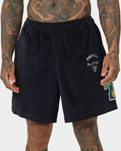 Mitchell & Ness Los Angeles Lakers Varsity Corduroy Shorts Midnight Navy