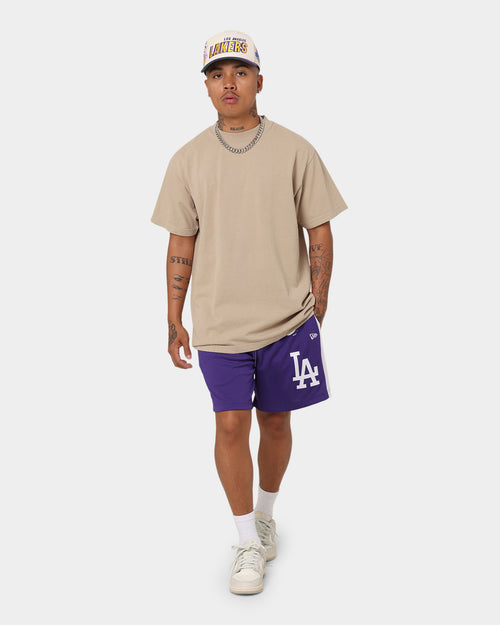 New Era Los Angeles Dodgers Basketball Shorts Purple