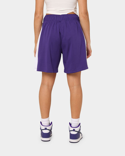 New Era Los Angeles Dodgers Basketball Shorts Purple