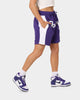 New Era Los Angeles Dodgers Basketball Shorts Purple