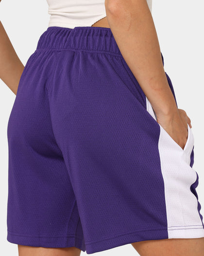 New Era Los Angeles Dodgers Basketball Shorts Purple