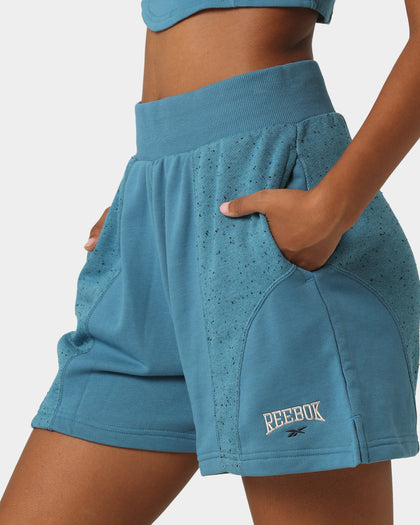 Reebok Women's Varsity High-Rise Shorts Moon Grey