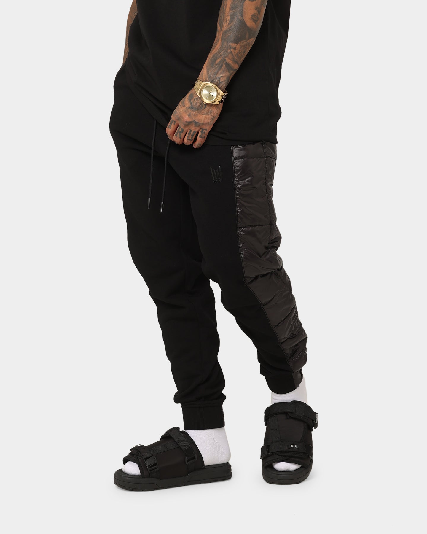 Saint Morta Hybrid Sweatpants Black | Culture Kings US