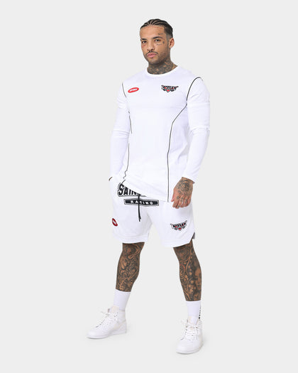 Saint Morta Pro Racing Basketball Shorts White