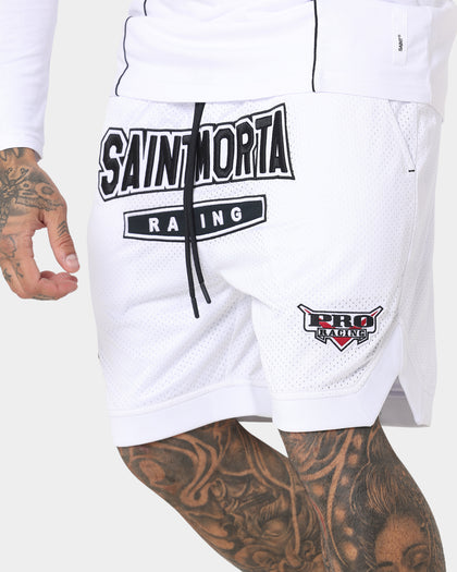 Saint Morta Pro Racing Basketball Shorts White