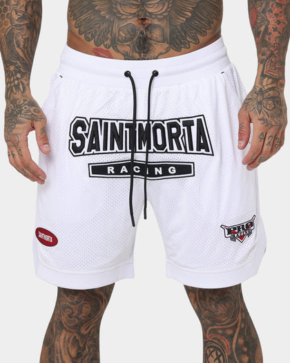 Saint Morta Pro Racing Basketball Shorts White