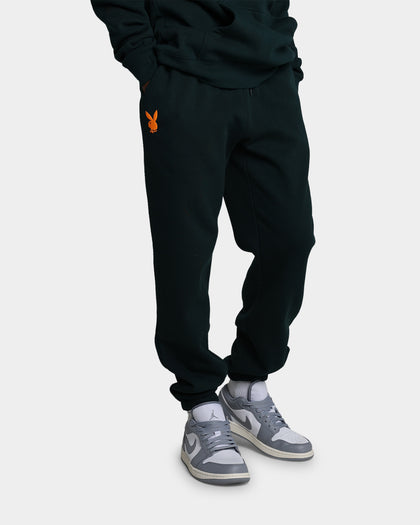 Playboy By Culture Kings Wordmark Track Pants Pine Green
