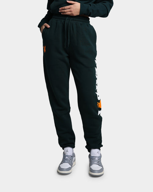 Playboy By Culture Kings Wordmark Track Pants Pine Green