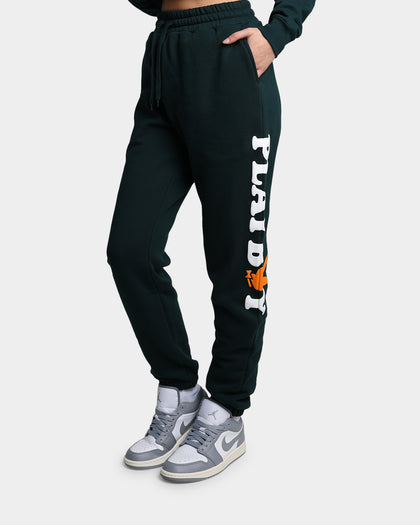 Playboy By Culture Kings Wordmark Track Pants Pine Green