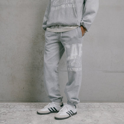Carre Champs Baggy Sweat Pants Grey Marle