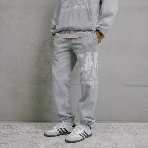 Carre Champs Baggy Sweat Pants Grey Marle