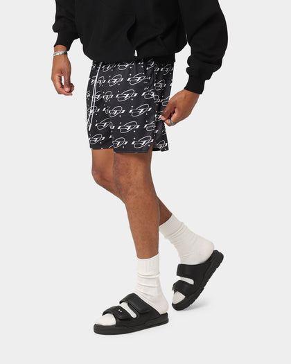 Carré Star Sign Mesh Shorts Black