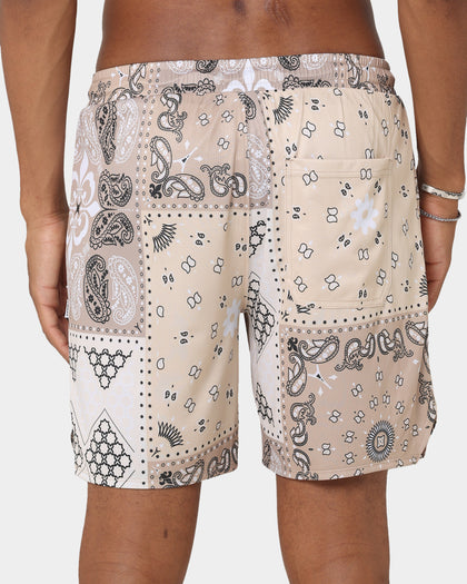 Carré Bandana Ultra Mesh Shorts Stone