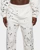 MNML Ink Spill Sweatpants Off White