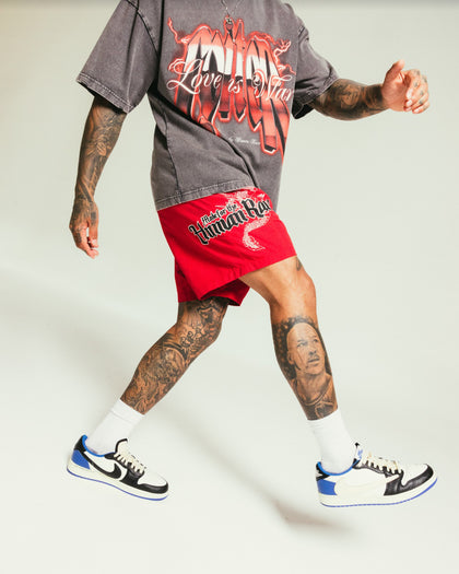 Loiter Drago Walk Shorts Red