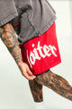 Loiter Drago Walk Shorts Red