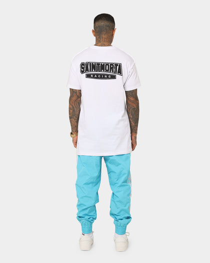 Saint Morta Pro Racing Nylon Trackpants Cyan