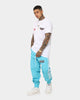 Saint Morta Pro Racing Nylon Trackpants Cyan