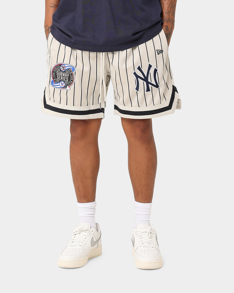 New Era New York Yankees Mesh Short Light Beige