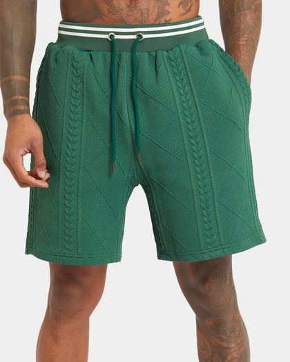 XXIII Danny Knit Shorts Dark Green