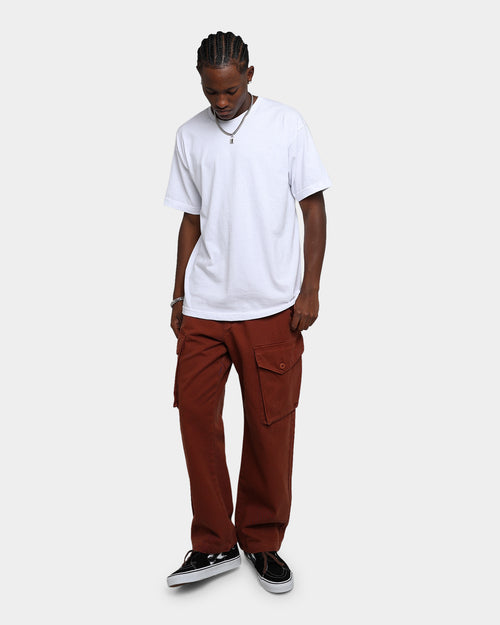 X-Large Overdyed Cargo Pants Brown