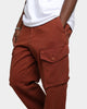X-Large Overdyed Cargo Pants Brown