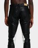 MNML S192 Leather Pants Black/White