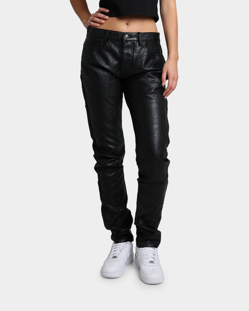 MNML S252 Flame Denim Pants Black/Black