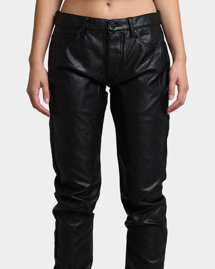 MNML S252 Flame Denim Pants Black/Black