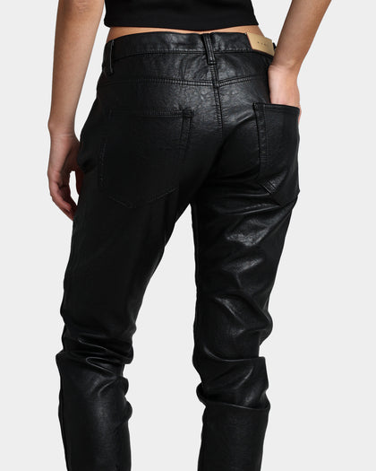 MNML S252 Flame Denim Pants Black/Black
